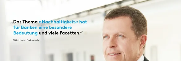 Nachhaltigkeit zeb consulting ulrich hoyer Ein Mann in Anzug und Krawatte