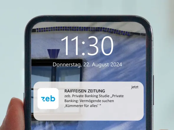 Raiffeisen Zeitung Private Banking Studie 2024