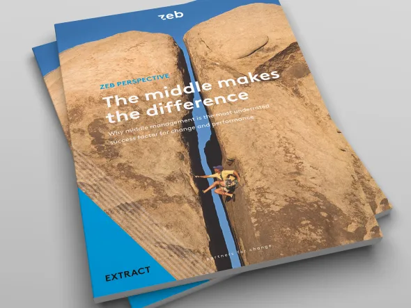 Ein Buch mit einer Person, die auf einen Felsen klettert