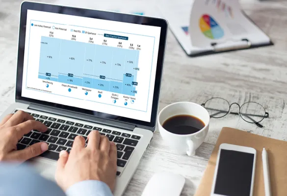 a person using a laptop