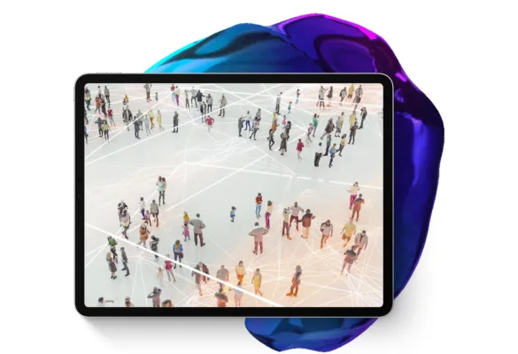 Ansammlung von Menschen