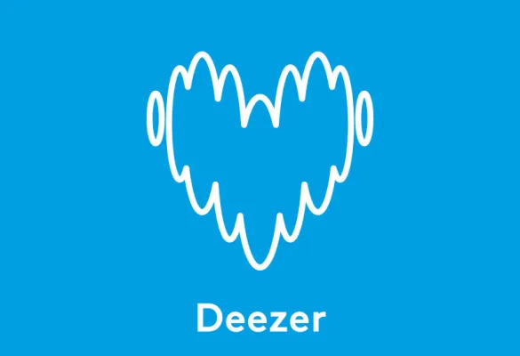 ein blauer Hintergrund mit weißen Linien und Text