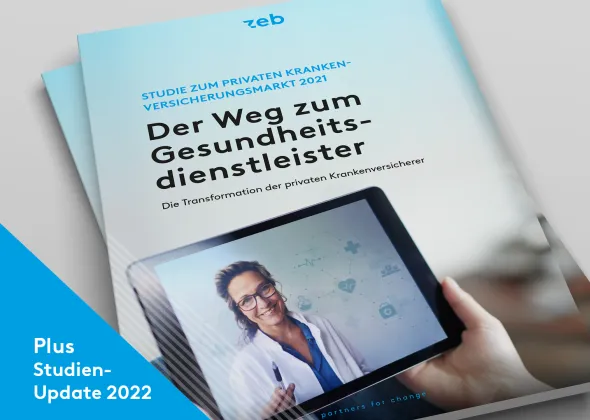 Eine Hand, die ein Tablet hält