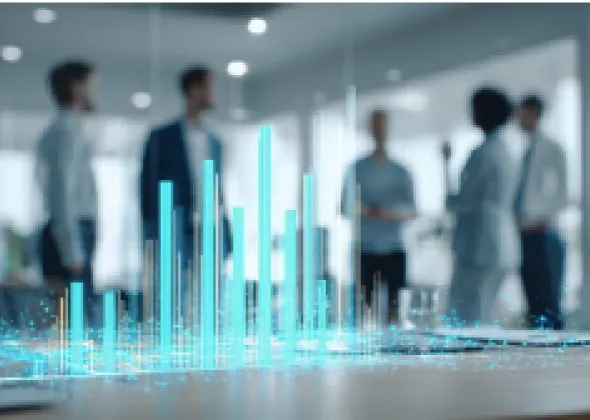 a blurry image of a graph