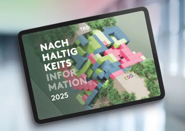 Ein Tablet mit einem Bild von bunten Blöcken