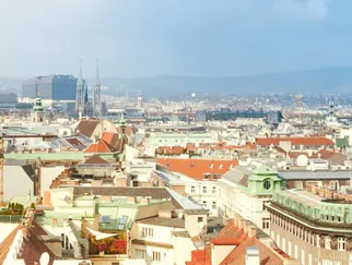 Eine Stadt mit vielen Gebäuden