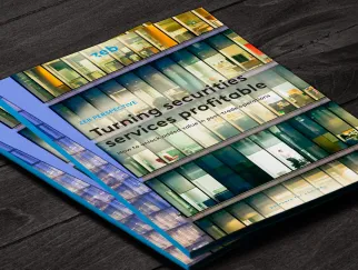 Whitepaper Securities_1920x1080 Ein Stapel Broschüren auf einem Tisch