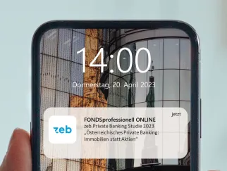 FONDSprofessionell zeb.Private Banking Studie 2023
