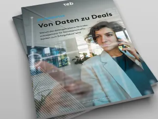 Eine Zeitschrift mit einer Frau am Telefon