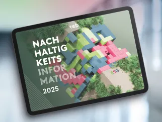Ein Tablet mit einem Bild von bunten Blöcken