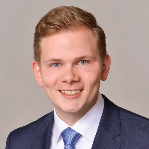 a man in a suit and tie