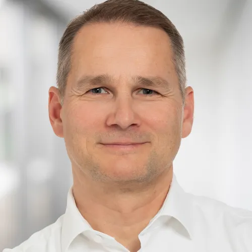 a man in a white shirt