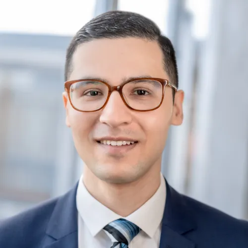 a man in a suit and tie