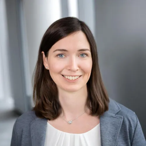 a woman smiling at camera